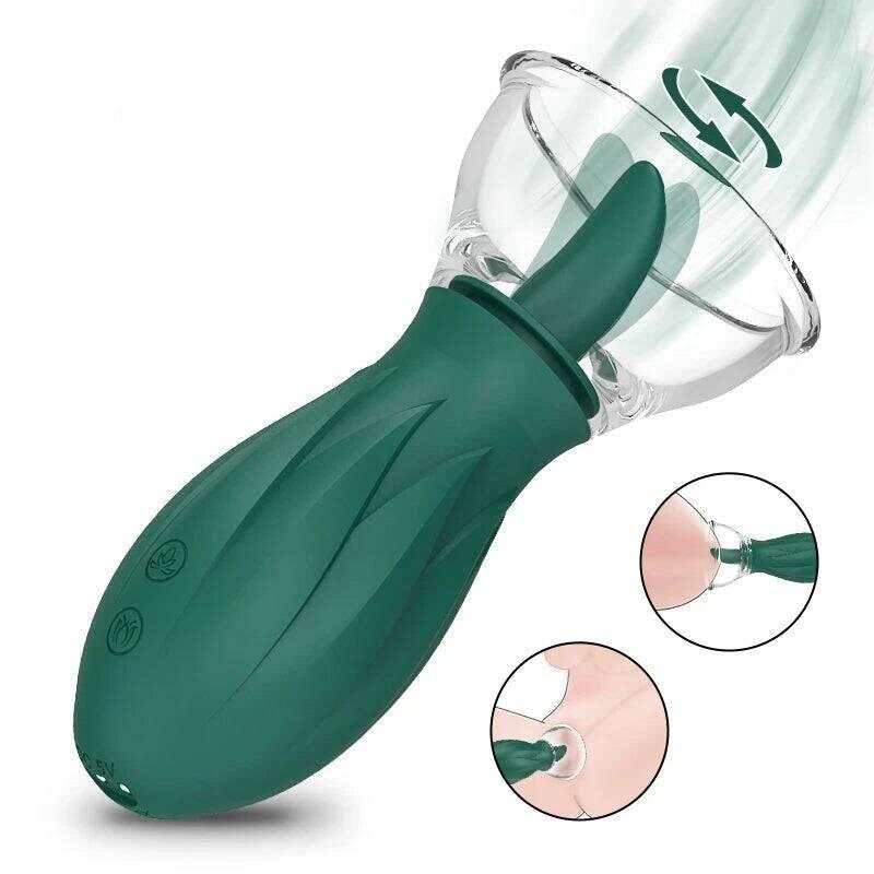 PASSION PULSE ADULT 3 Sucking 10 Licking Modes Clitoral Vibrator