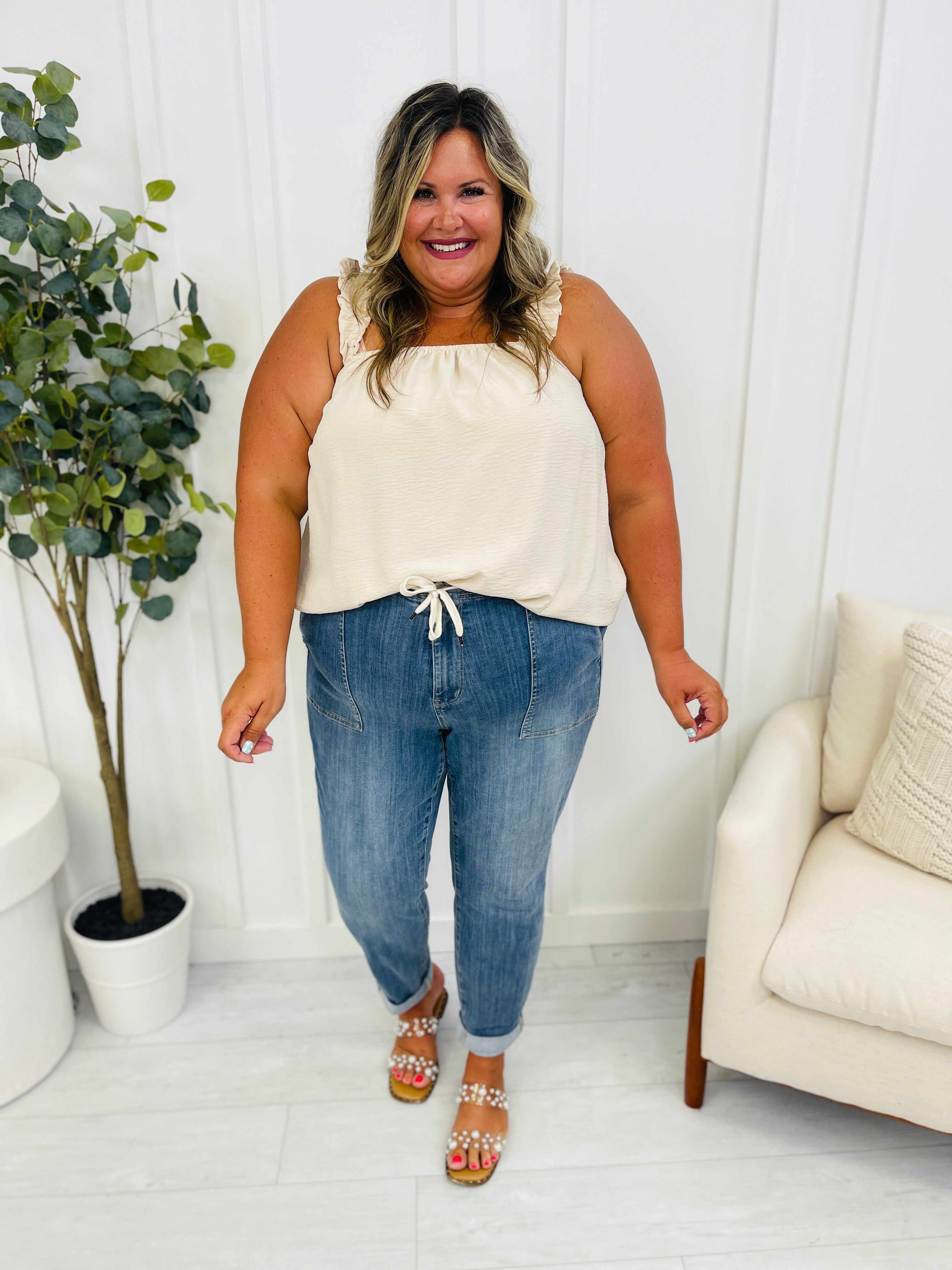 MARKDOWNS! Joggers REG/CURVY Jog It Out Denim Joggers RESTOCK!