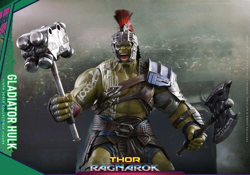Marvel Hot Toys Gladiator Hulk Sixth Scale 1/6th Collectible Action Figure Thor: Ragnarok - Movie Masterpiece Series - in Stock Now !