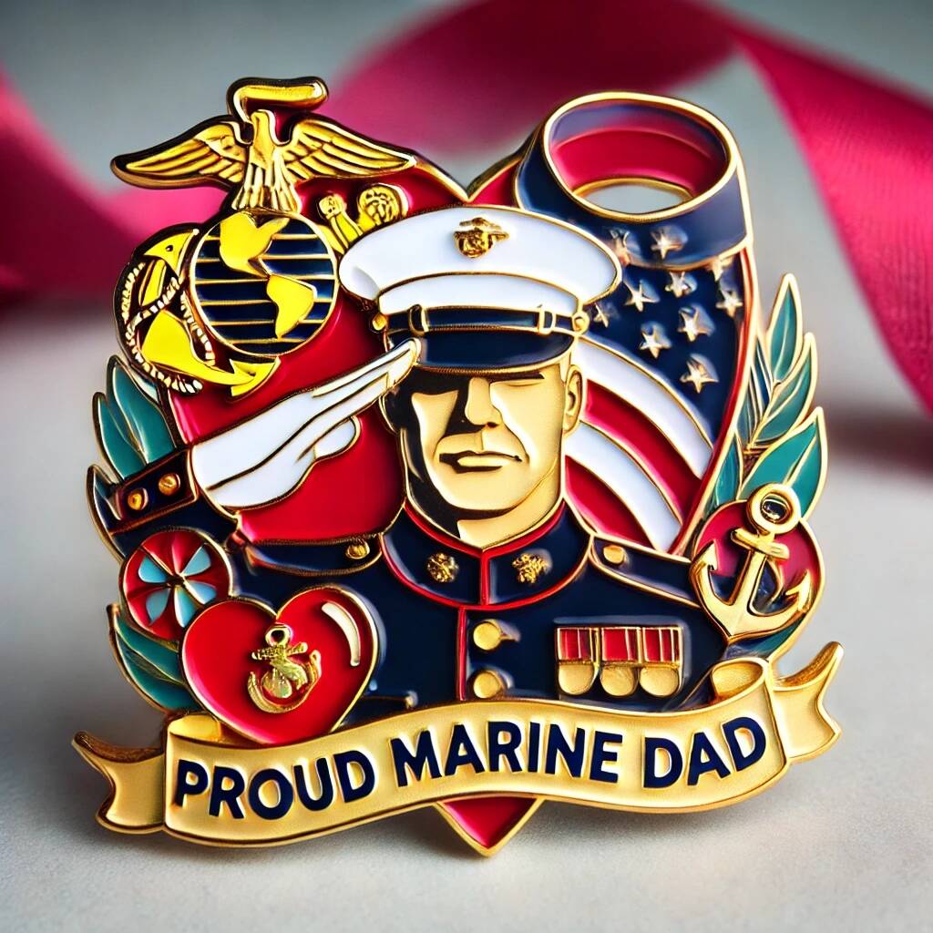 USMC Father’s Day Pin
