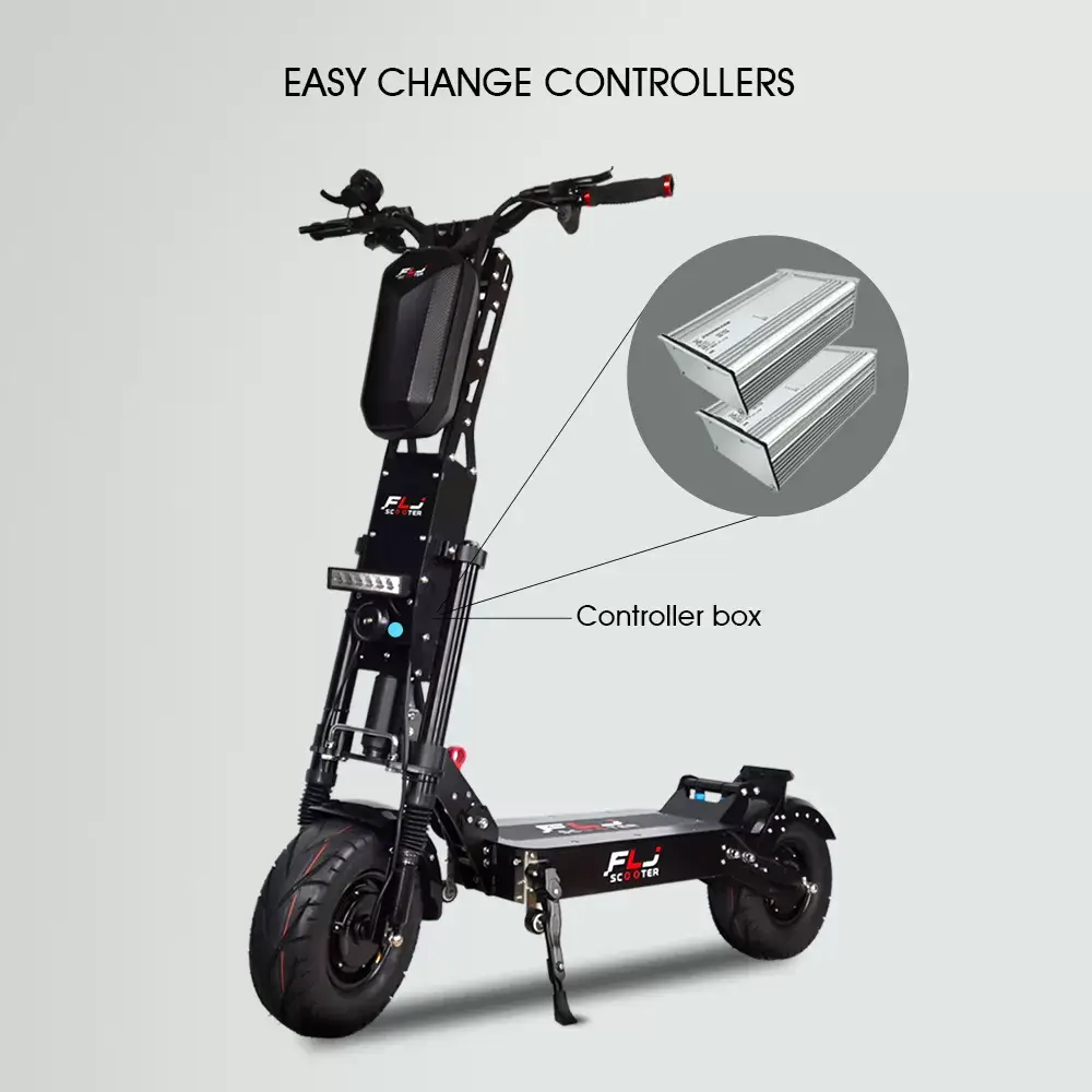 (🔥Limited Time Sale) K6 6000W all terrain Fat wheels dual motor electric scooter with Max Speed 53MPH