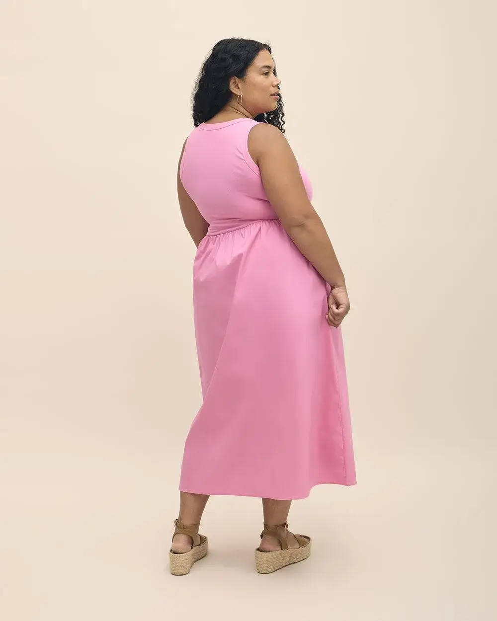 Meredith's Picks - Sleeveless Mix-Media Dress