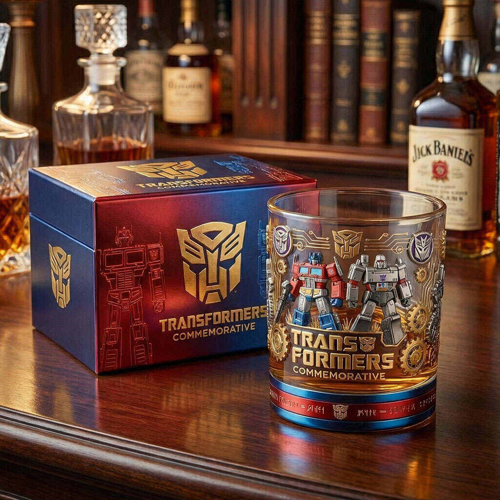 Transformers Commemorative Whiskey Glass