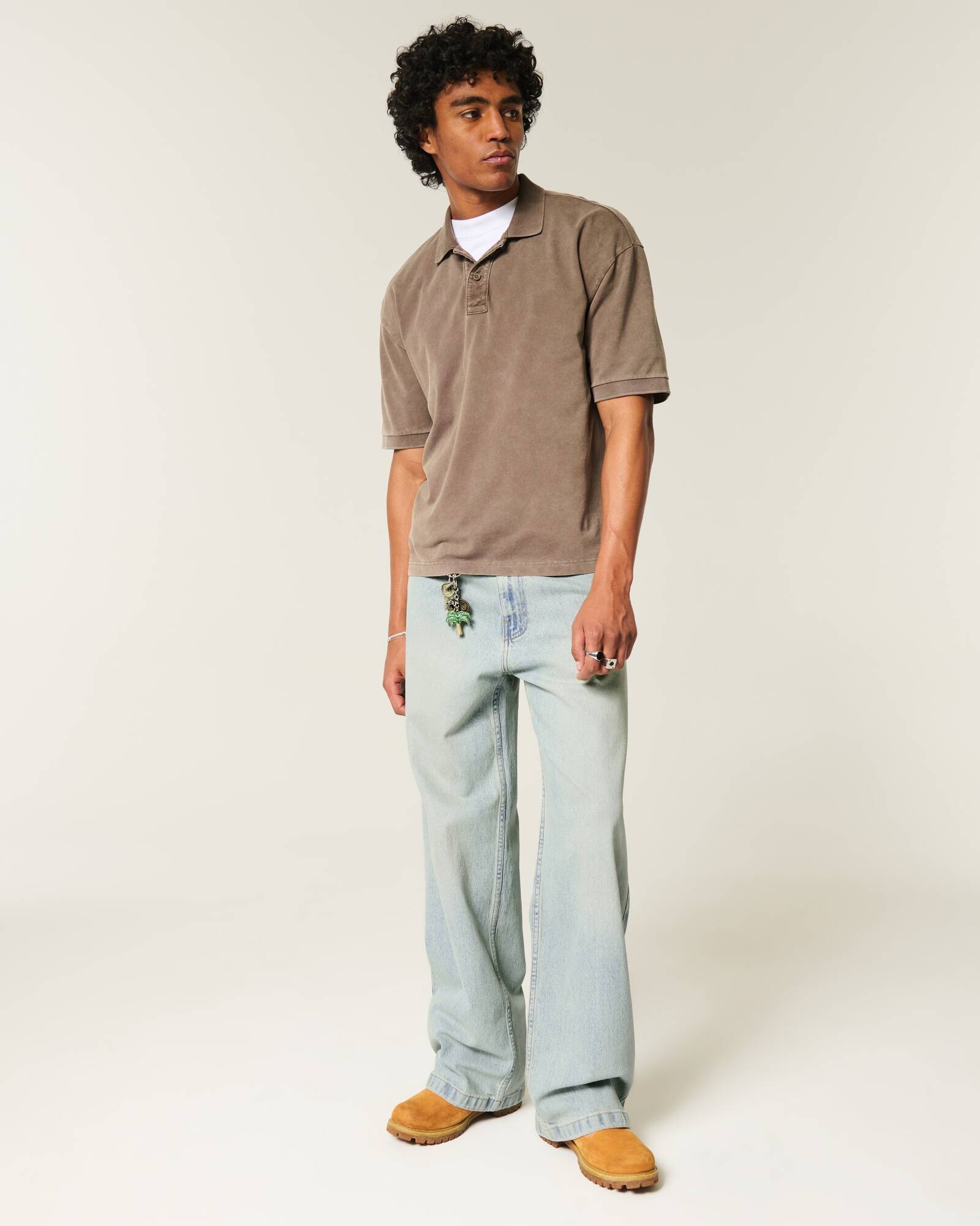 Medium Wash Super Baggy Jeans