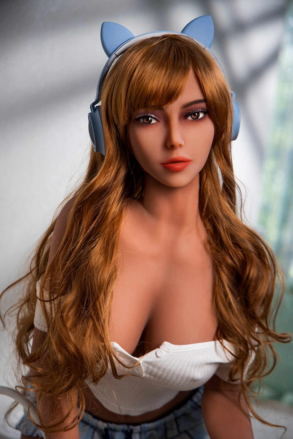 Dunbar 5ft34/ 163cm #345 Head TPE Beautiful Young Blonde Full Size Realistc Sex Doll