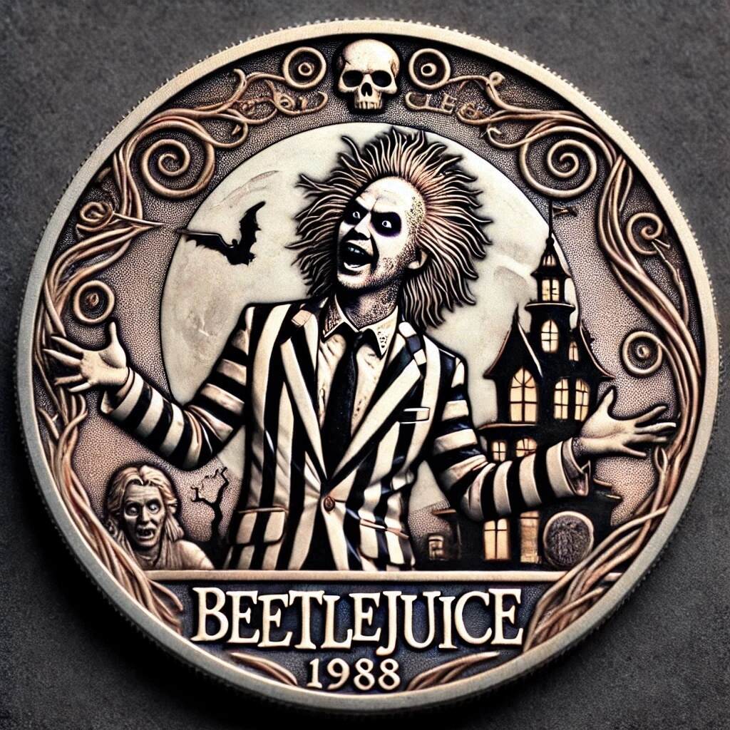 Beetlejuice commemorative coin