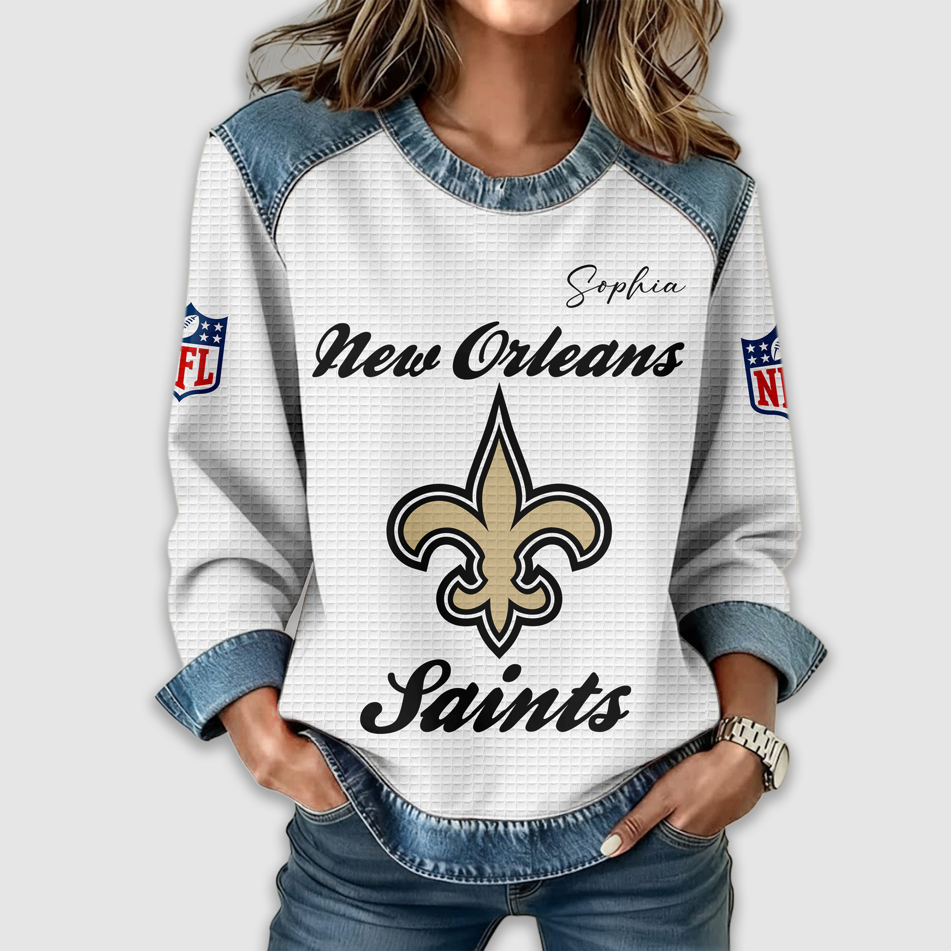 New Orleans Saints | Premium NFL Print Casual Sweatshirt TD