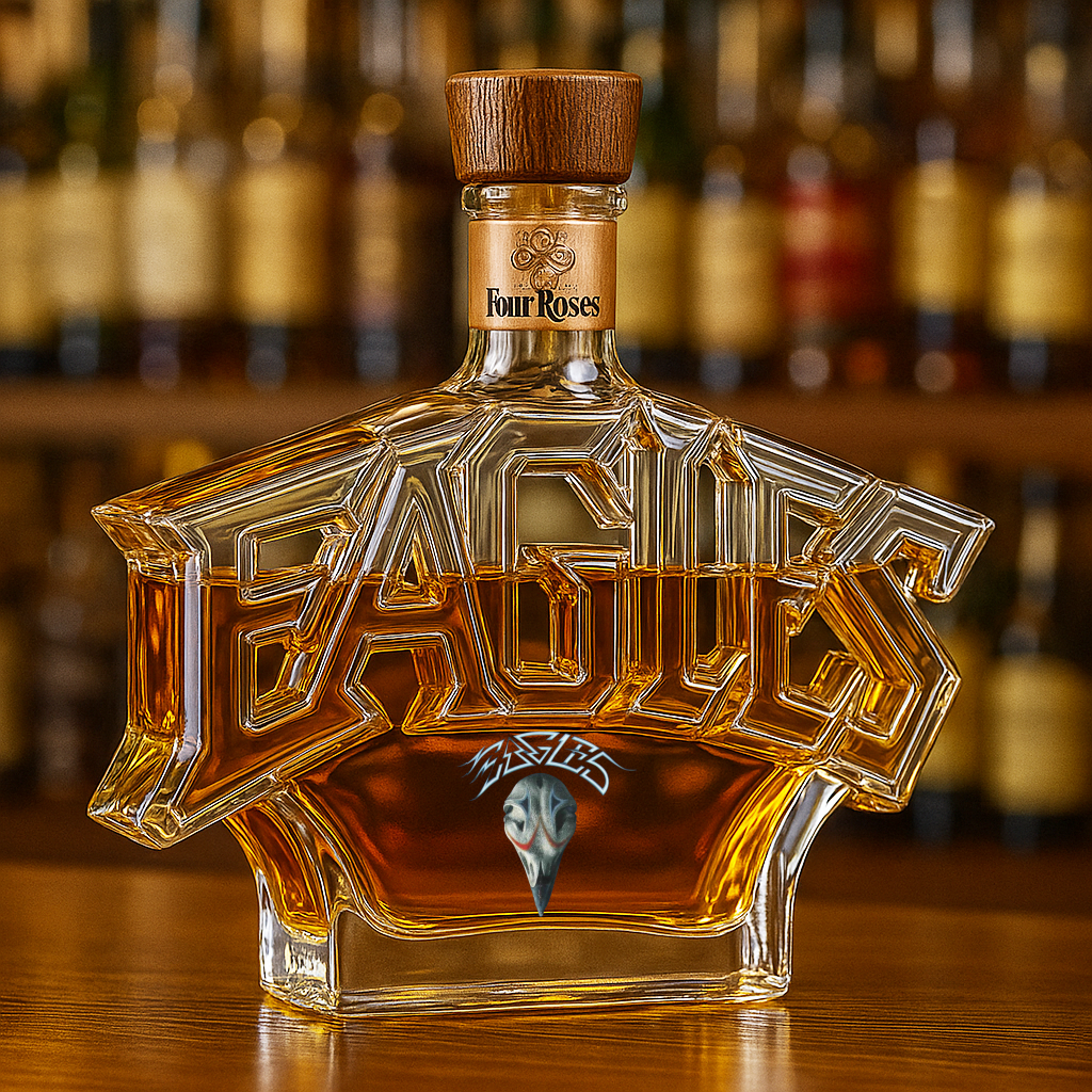 THE EAGLES Whiskey Bottle