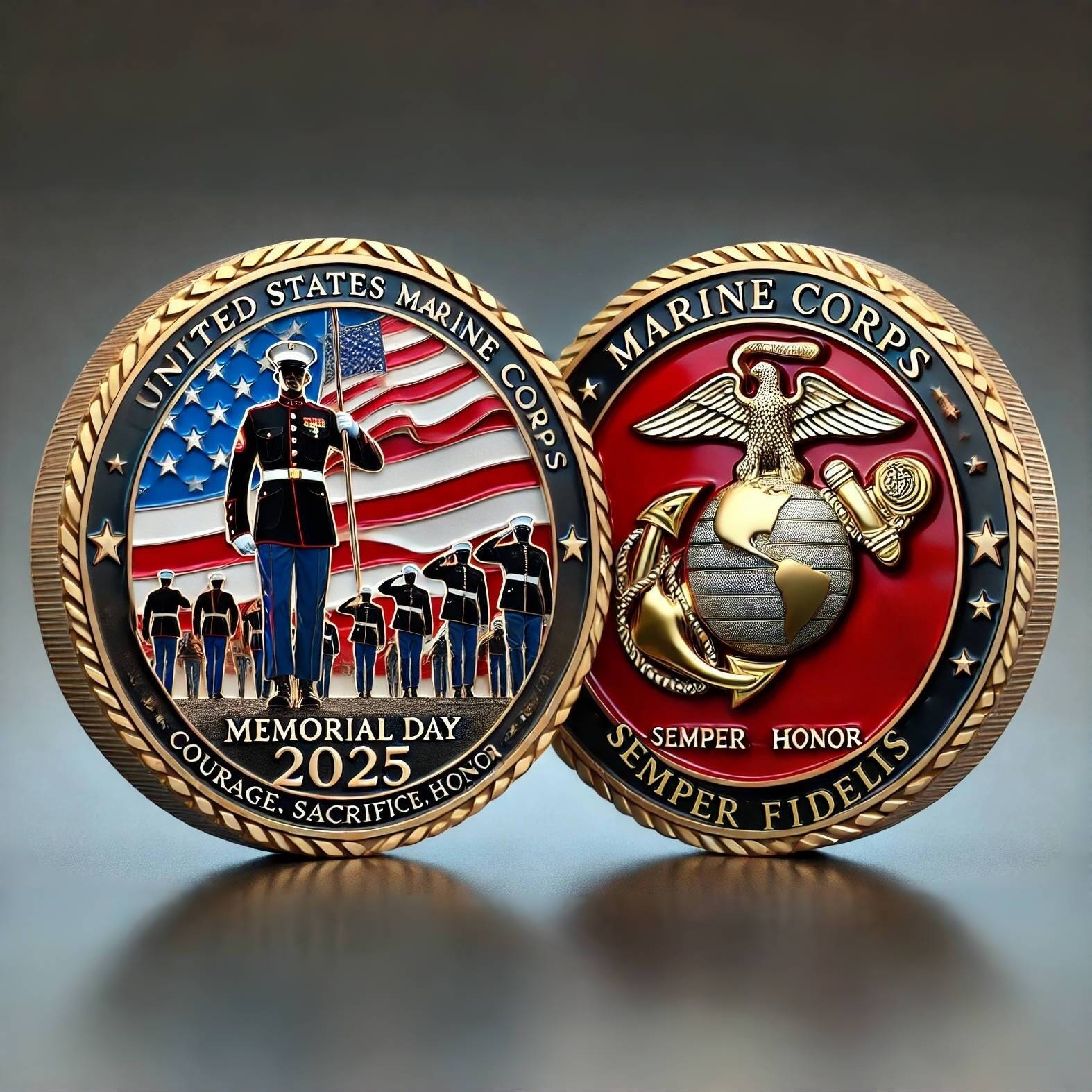 2025 USMC Memorial Day Commemorative Coin
