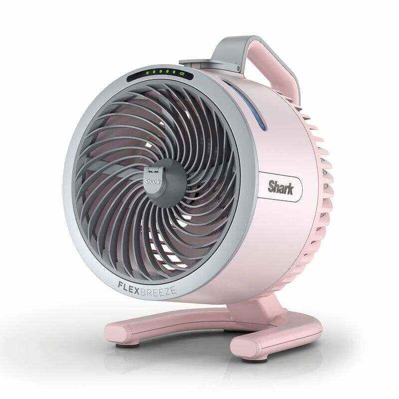 FlexBreeze HydroGo, Powerful Portable Fan with Misting, Indoor & Outdoor Cooling, Quiet & Durable, Corded & Cordless, Compact & Lightweight, Up to 20m Airflow, Charcoal FA050UK