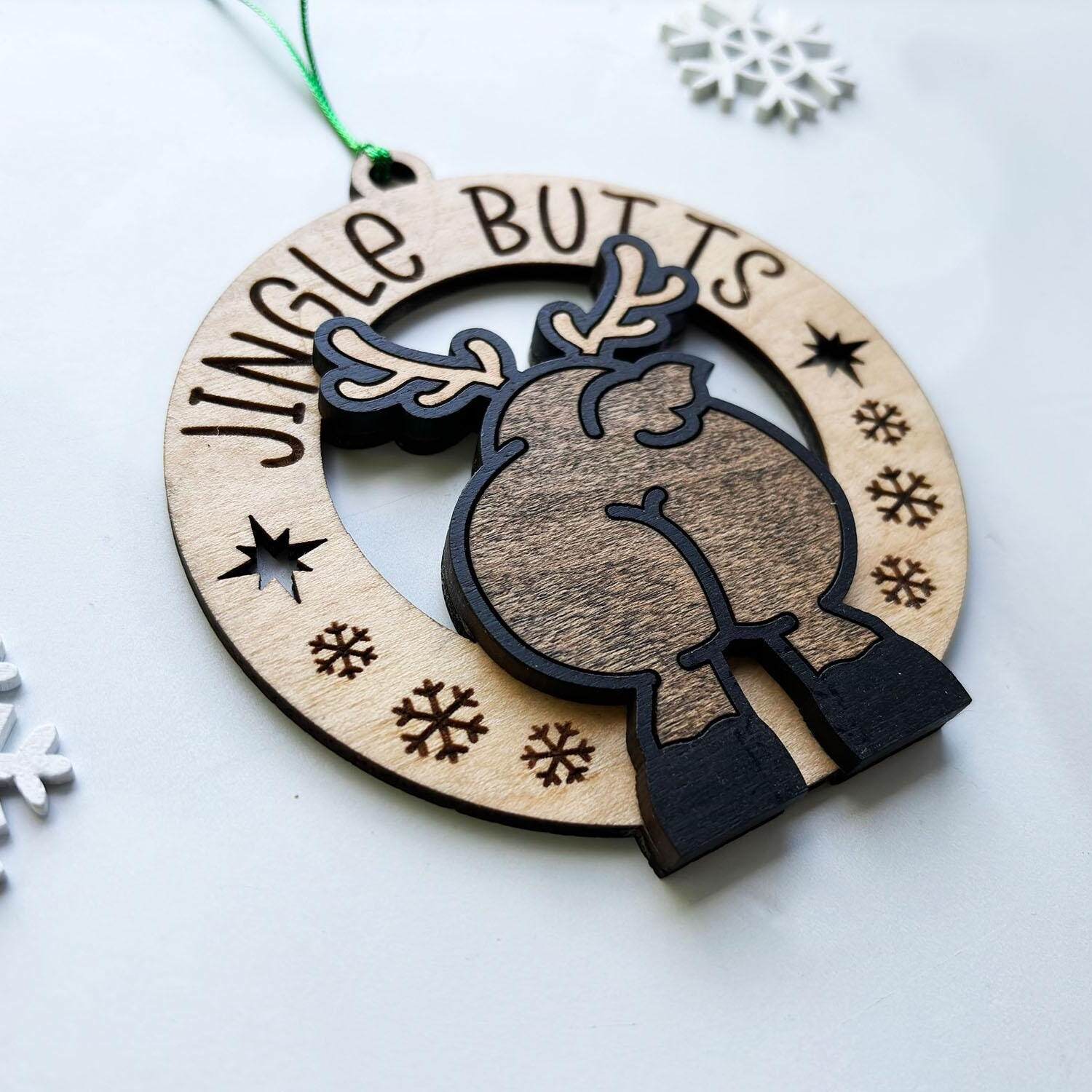✨Jingle Butts Ornament - Naughty & Nice Holiday Decor