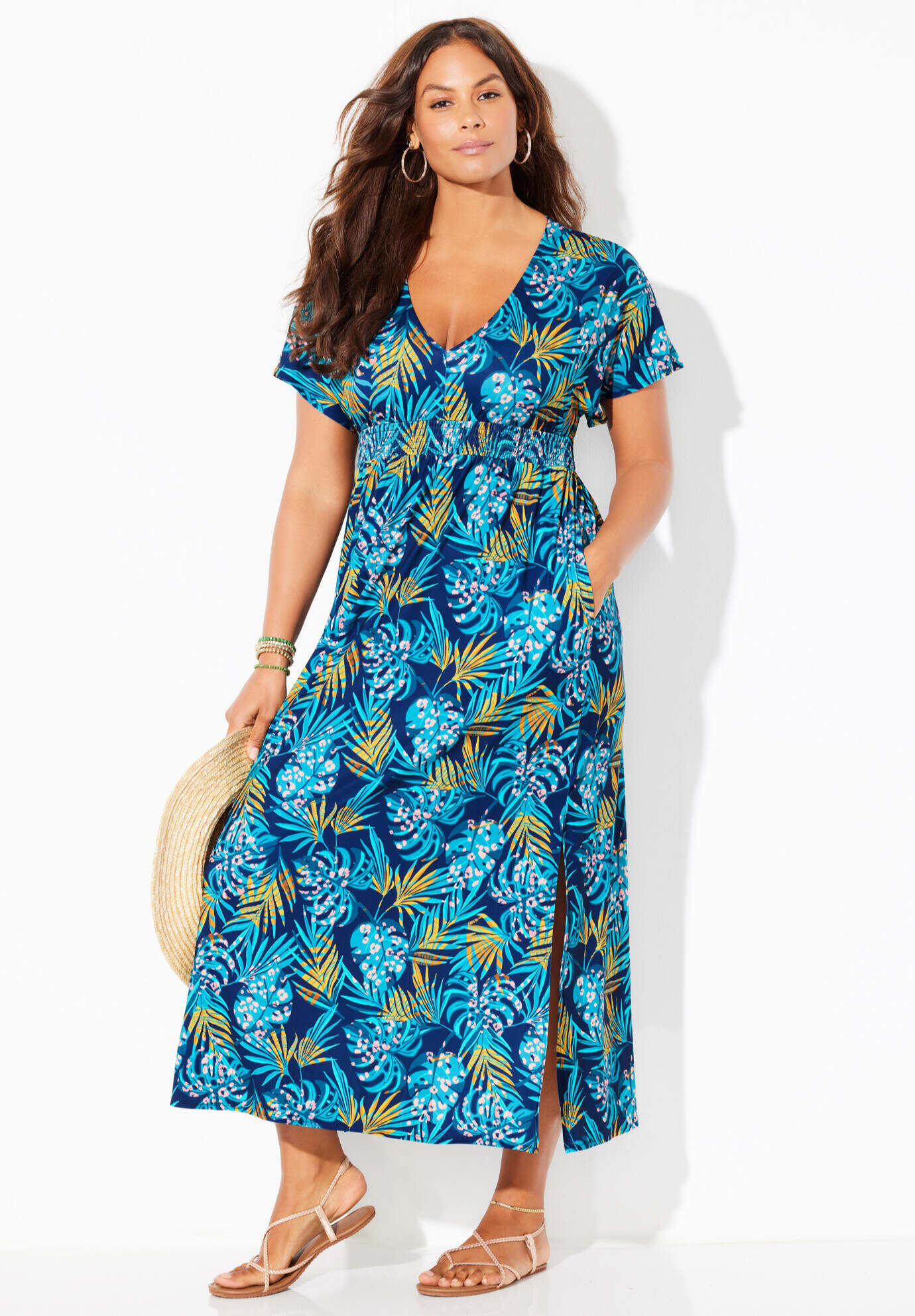 Pack N' Go Wrinkle-Resistant Maxi Cover Up Dress