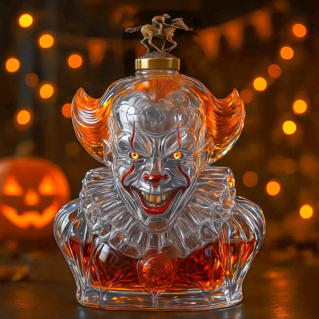 Clown Whiskey Bottle
