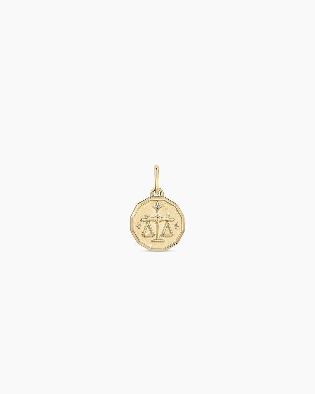 Diamond Zodiac Coin Charm