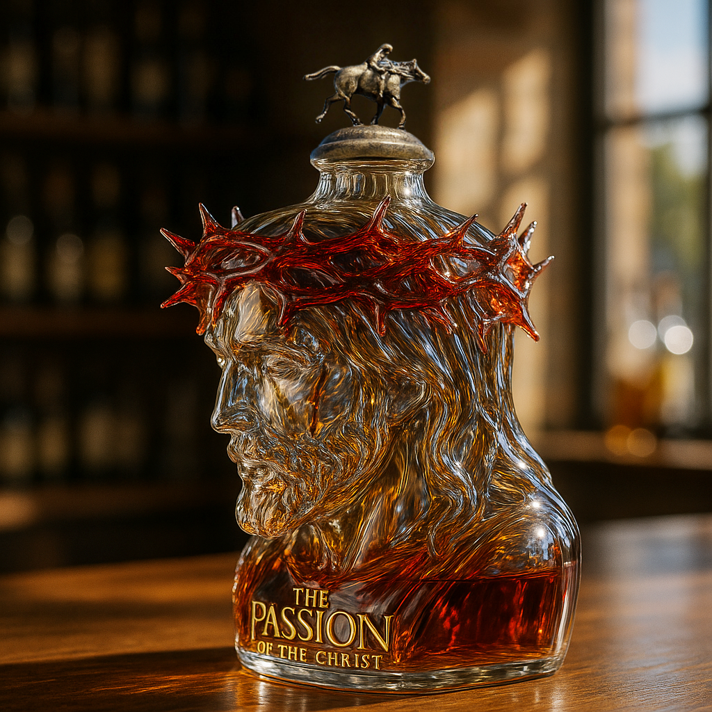 Passion of the Christ Commemorative Whiskey Bottle