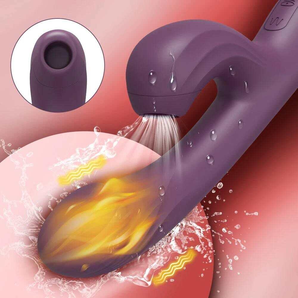 2-in-1 Clit Sucker Vibrator – G-Spot & Clitoral Vacuum Stimulator