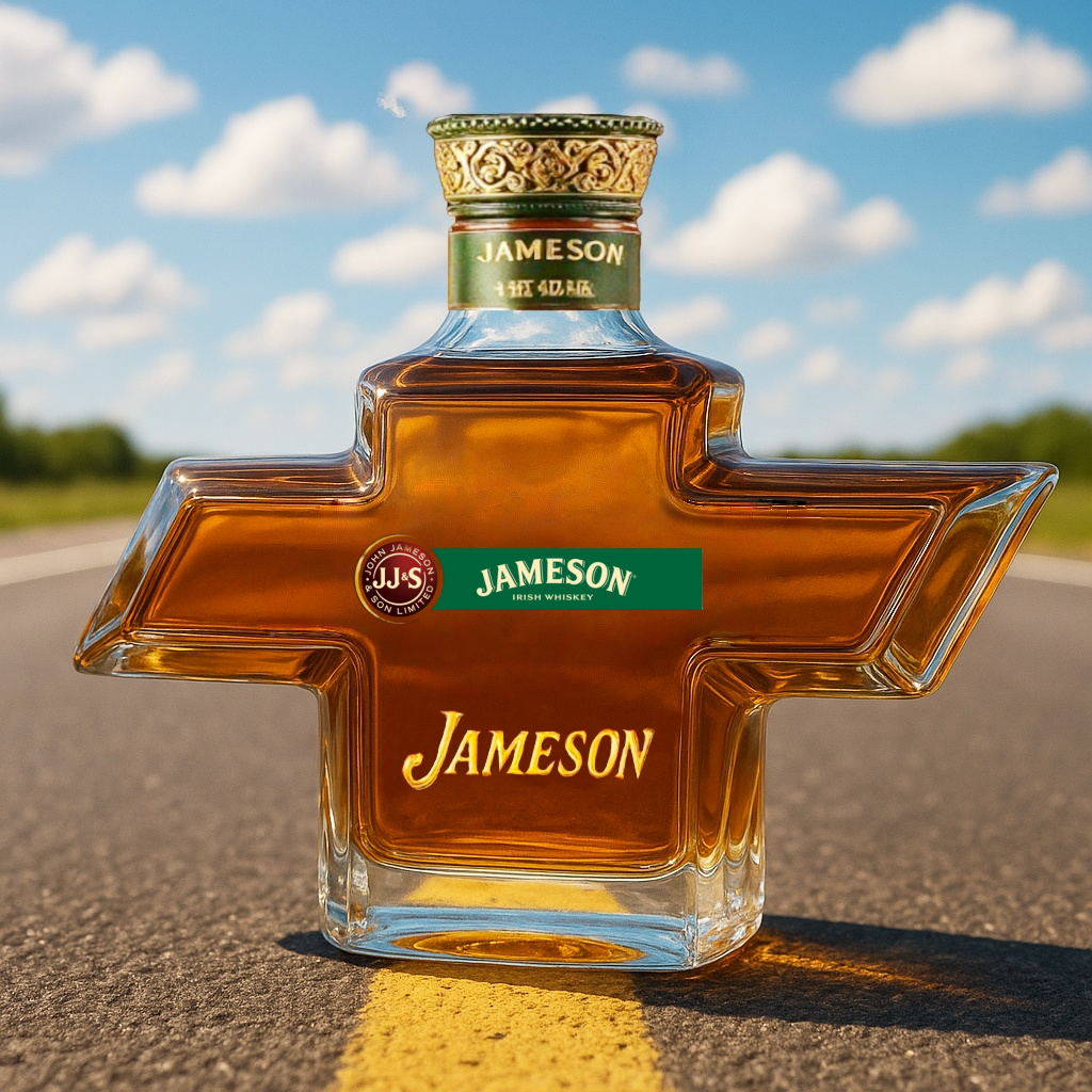 Chevrolet Whiskey Bottle