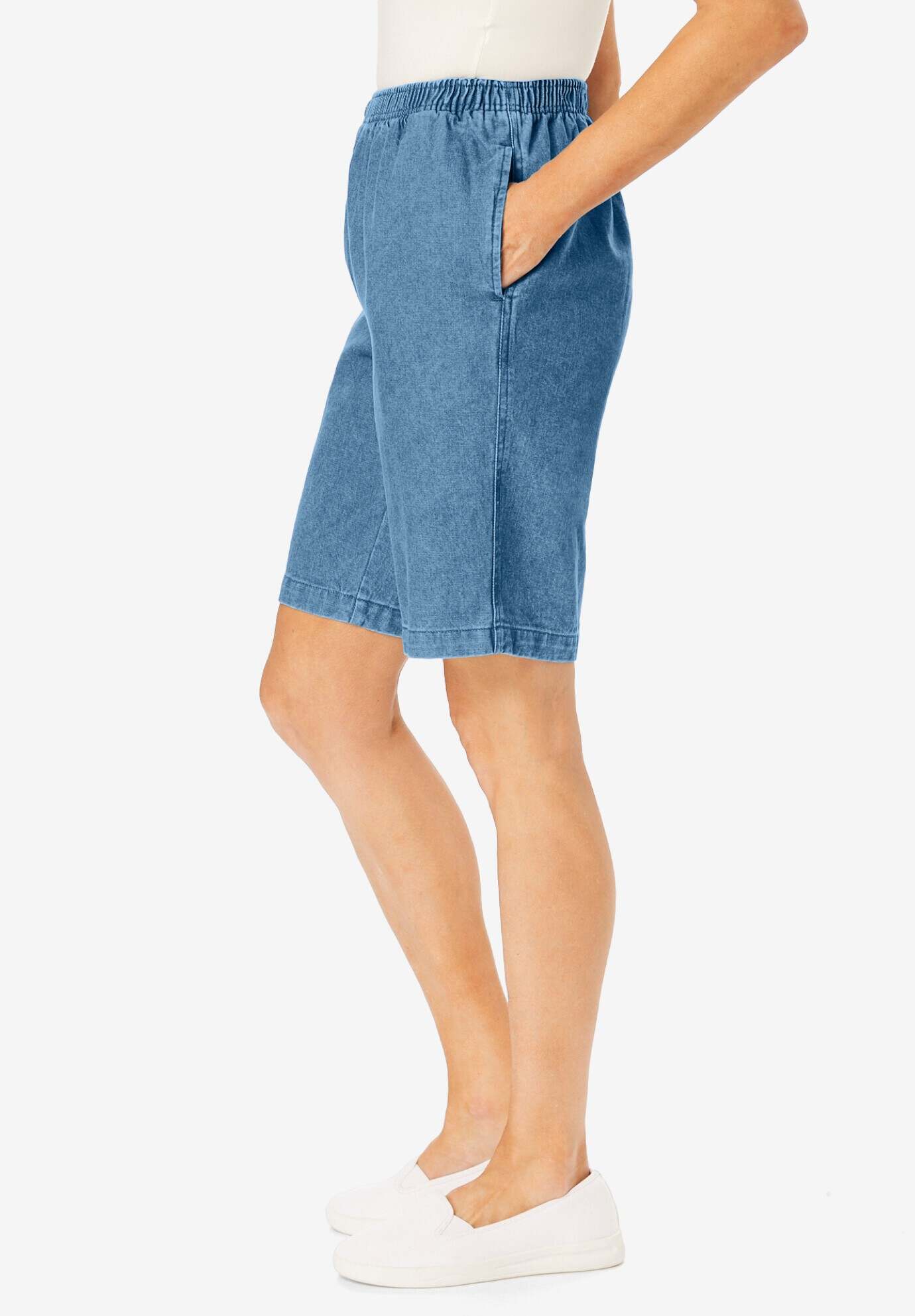 7-Day Elastic-Waist Cotton Short