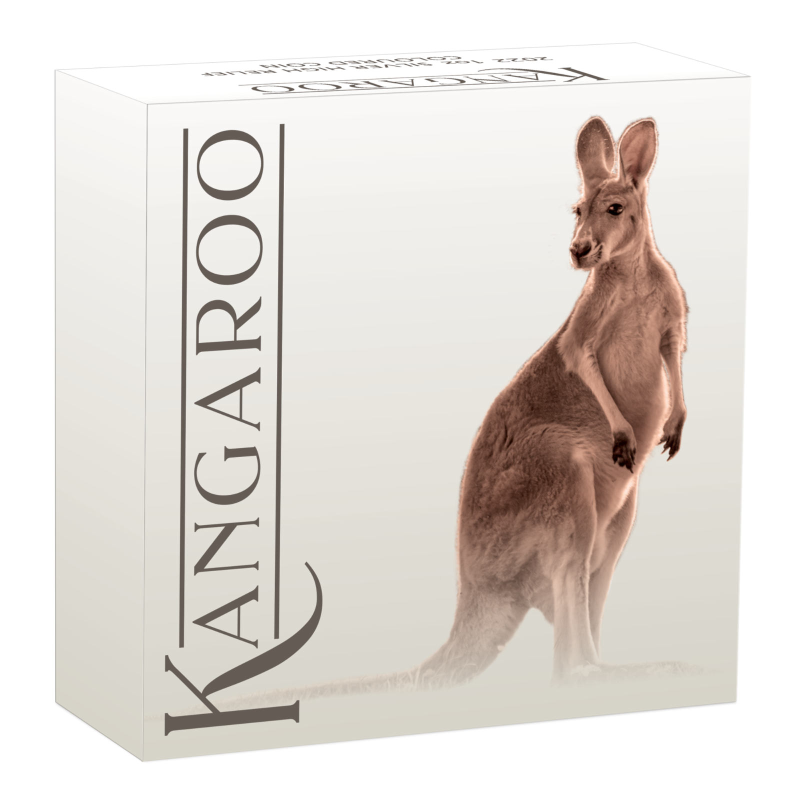 2022 Australia Kangaroo 1oz $1 Silver Proof Colored High Relief Coin