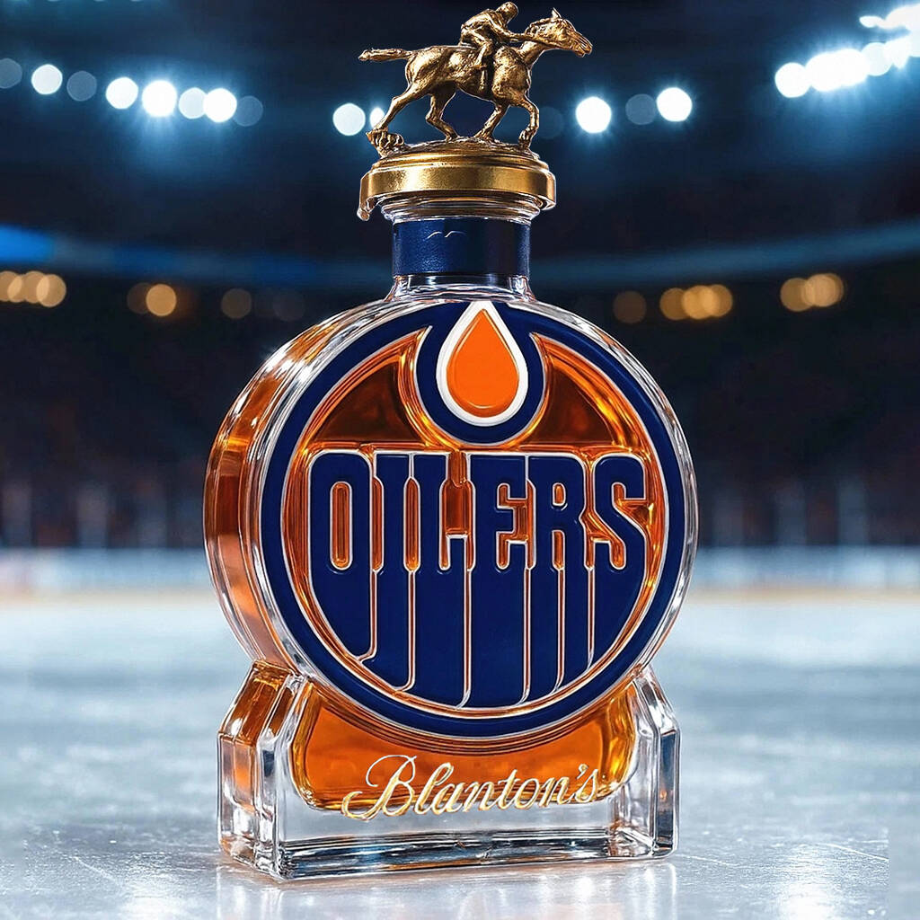 Edmonton Oilers Whisky Bottle