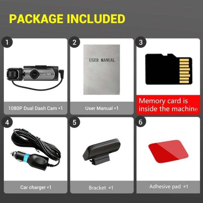 1080P Car Camera with Night Vision