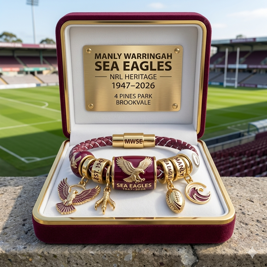 Manly Warringah Sea Eagles Heritage Commemorative Bracelet