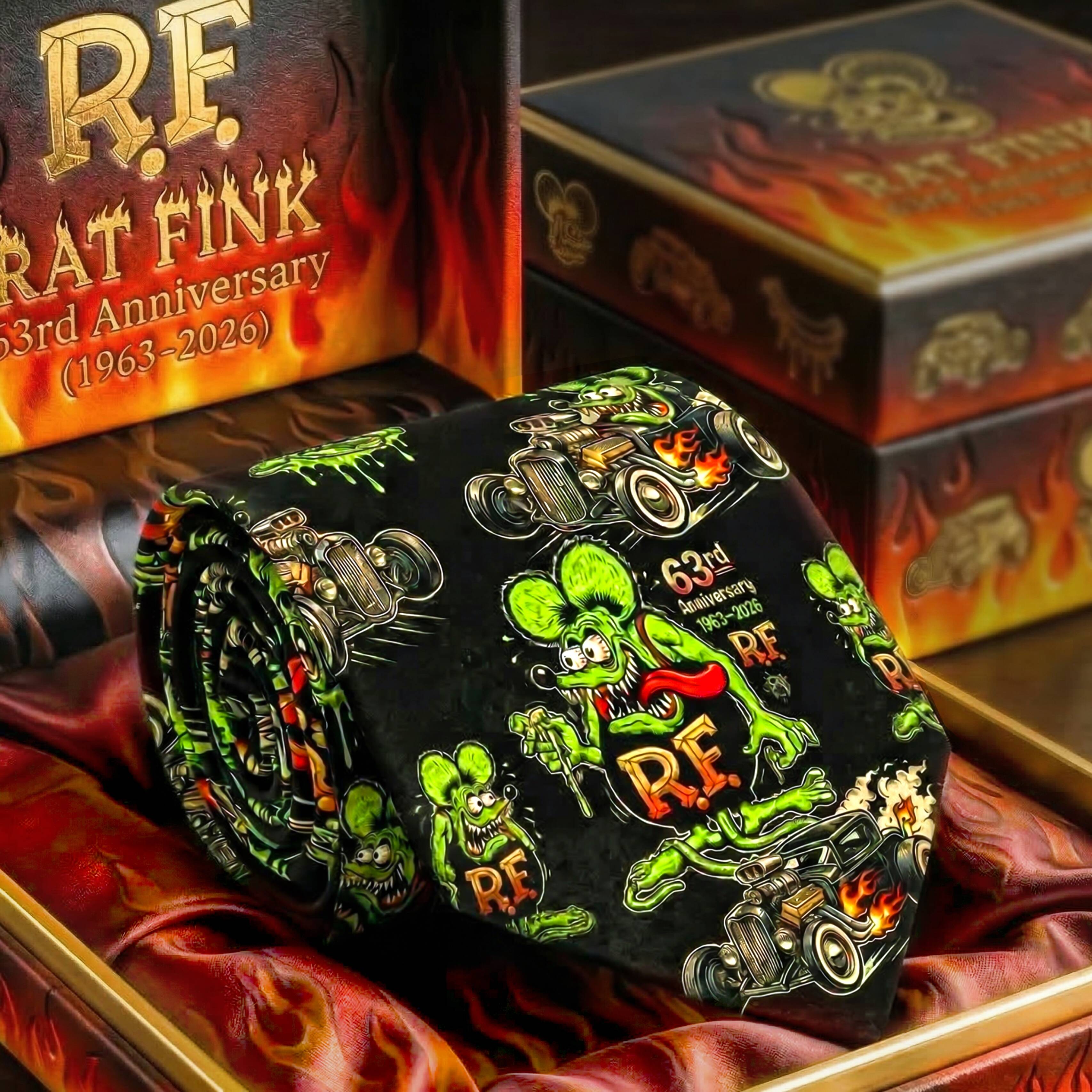 R.F. Rat Fink 63rd Anniversary Limited Edition Tie