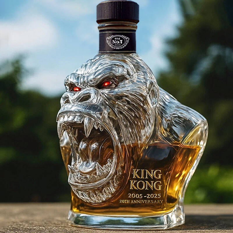 King Kong 20th Anniversary Whisky Bottle
