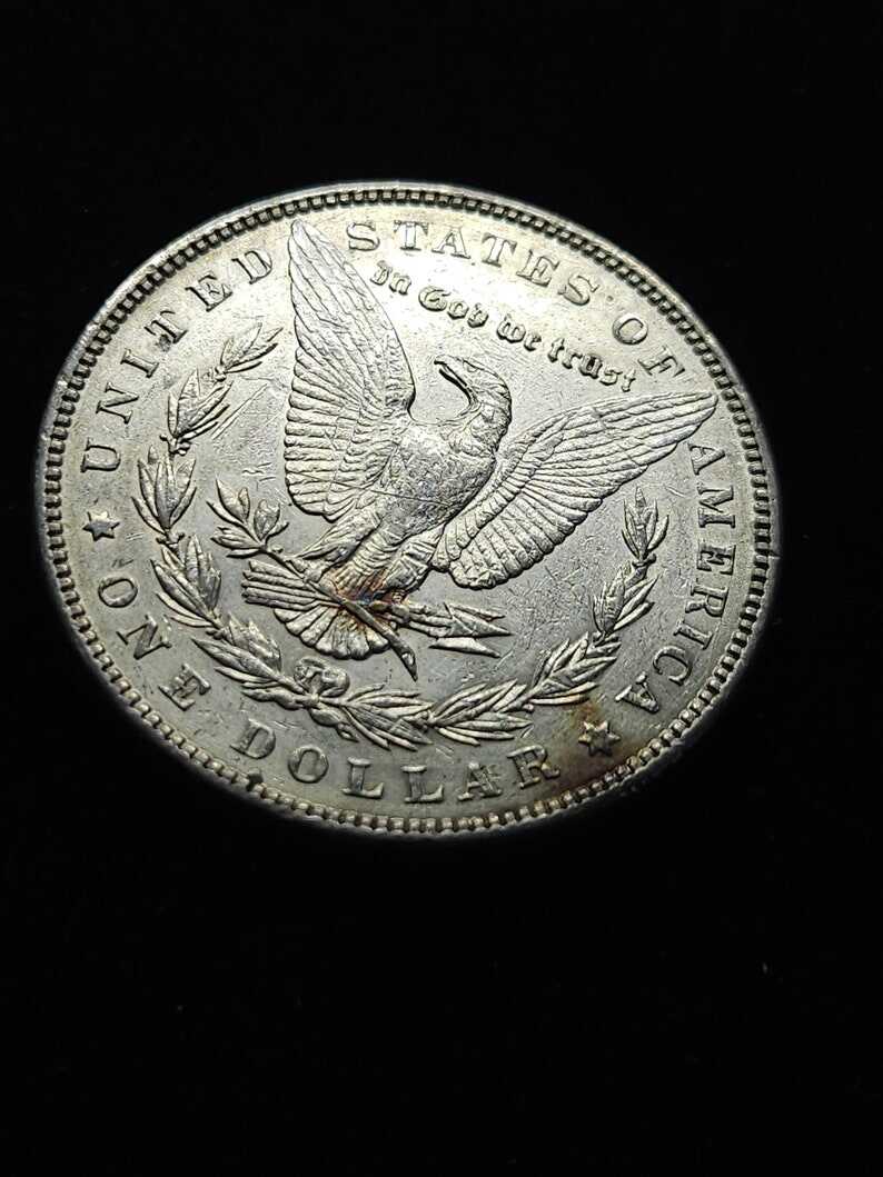 1897  Silver Morgan Dollar AU+  Key date   Lot#659
