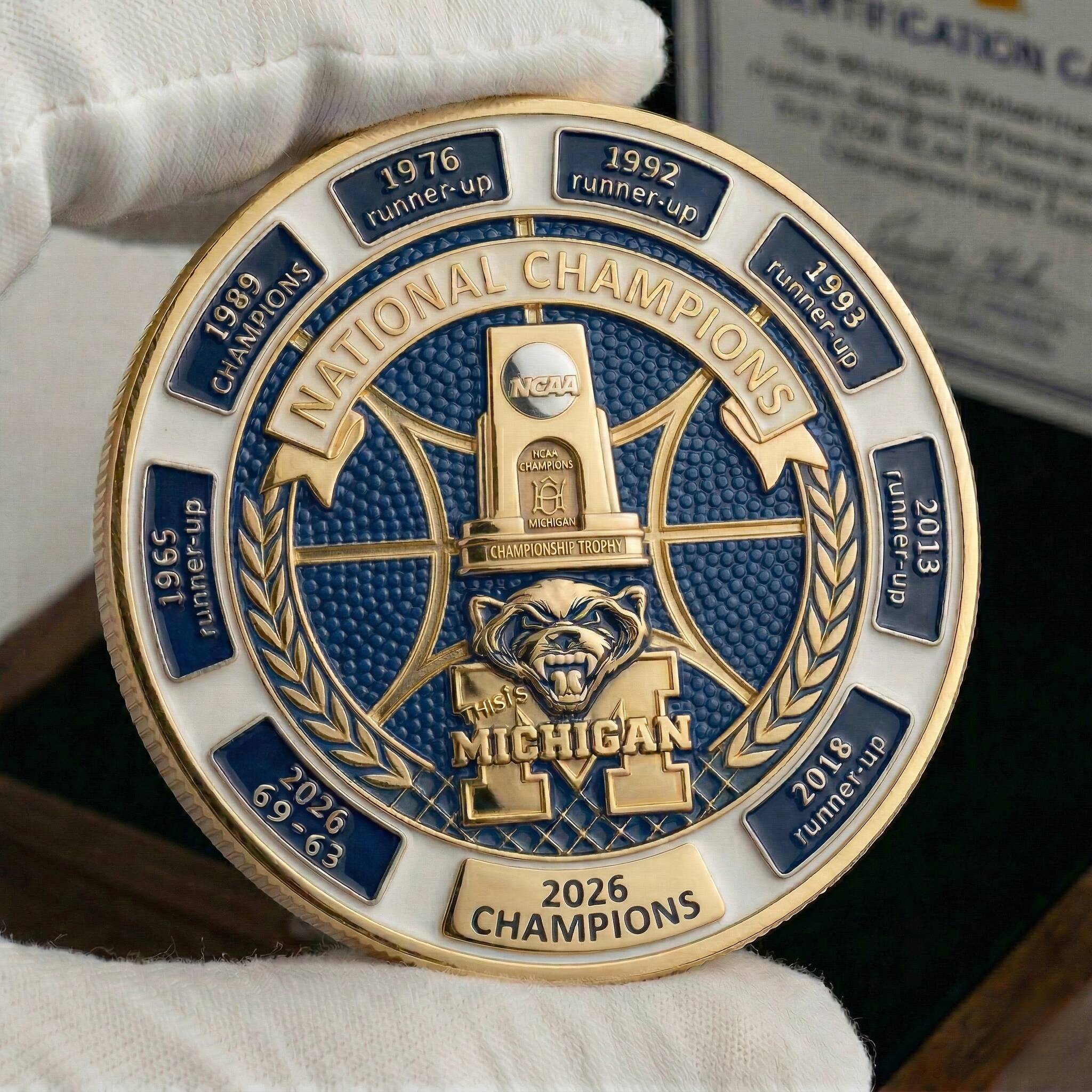 Michigan Wolverines 2026 National Champions Commemorative Coin
