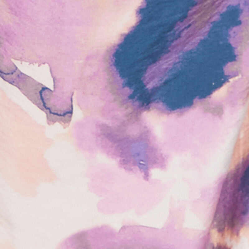Plus Size Water Color Graphic Palazzo Pants