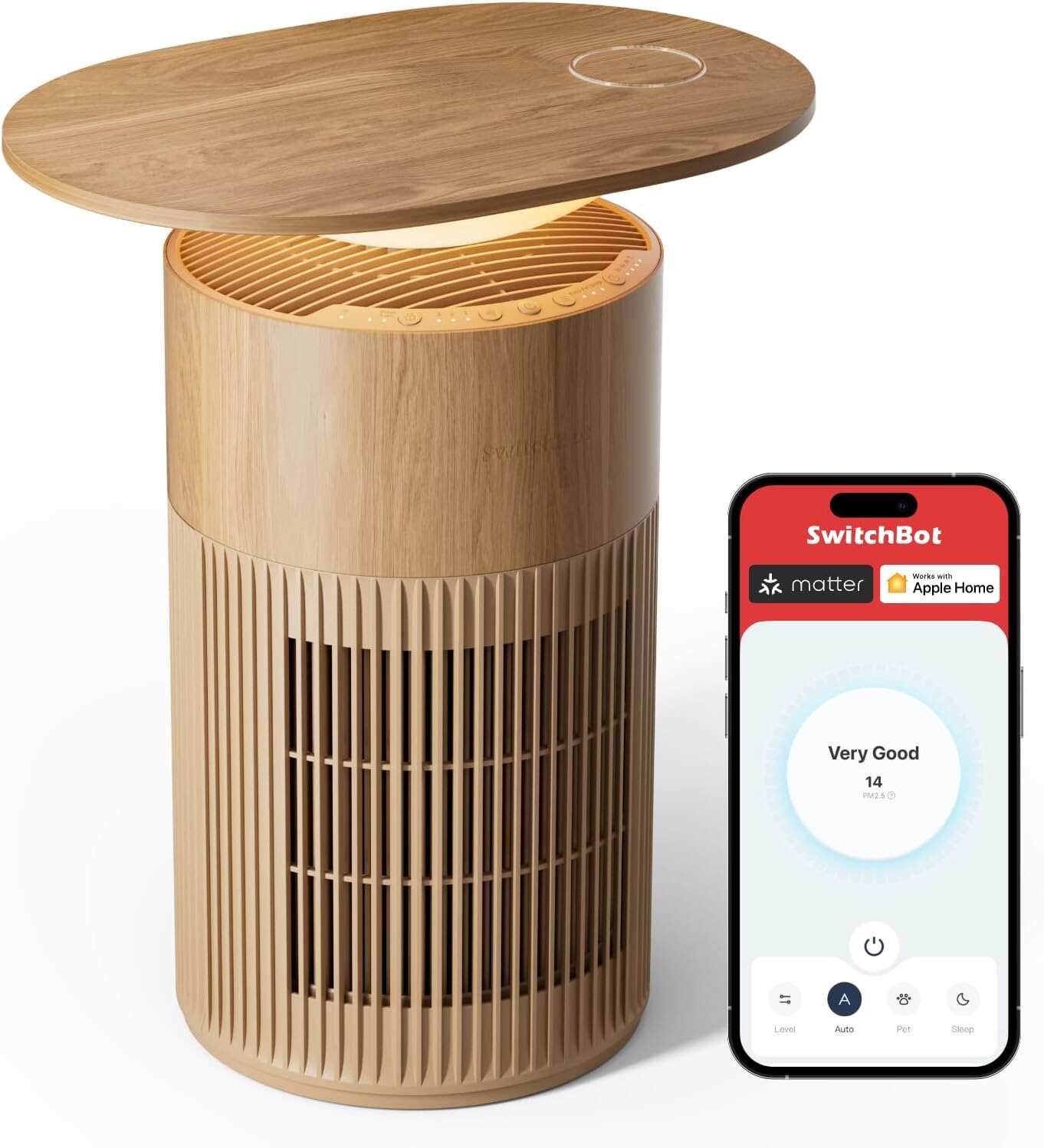 SwitchBot Air Purifier for Home Large Room up to 3620 ft²