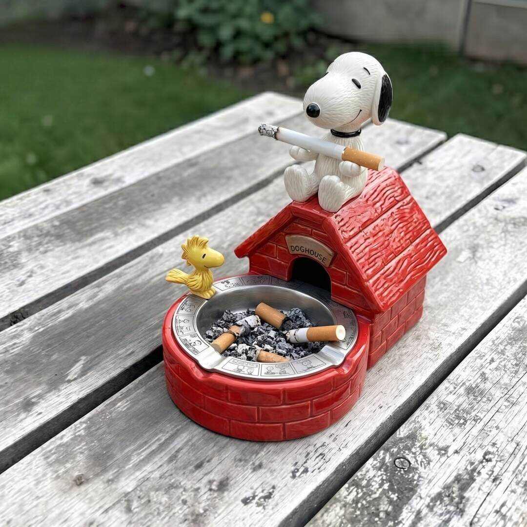 🐶💙 Snoopy Doghouse Ashtray
