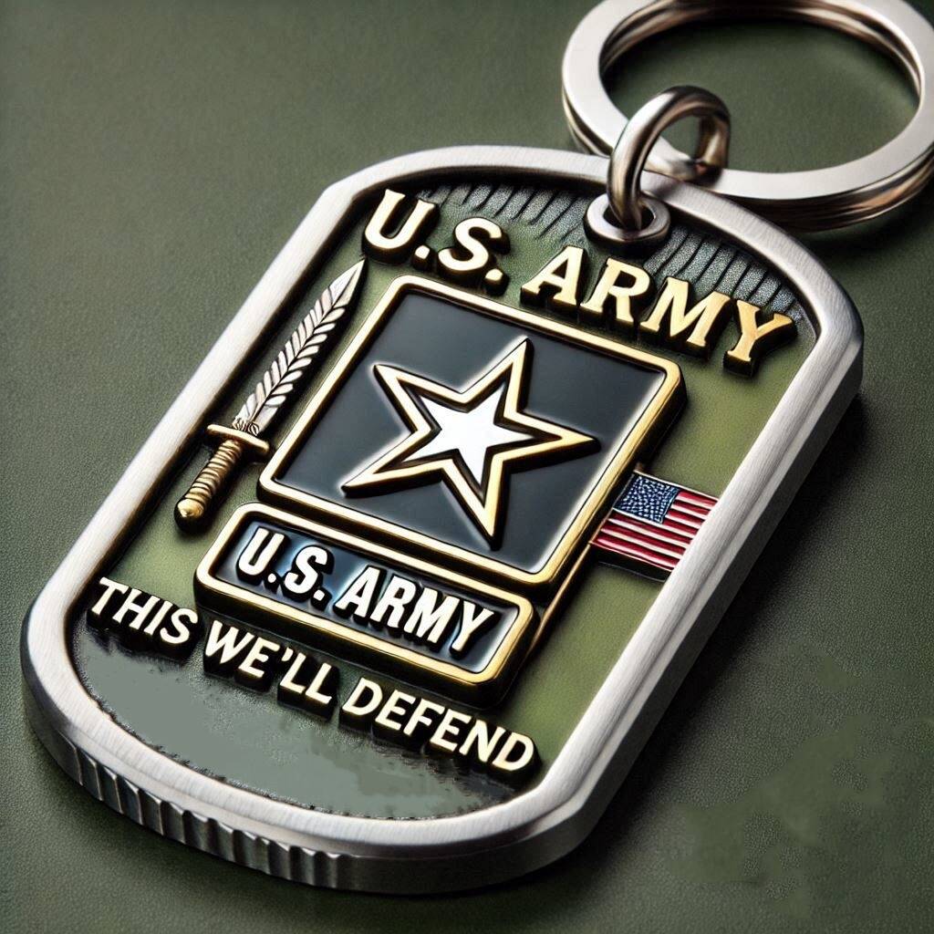 Military Motto Keychains