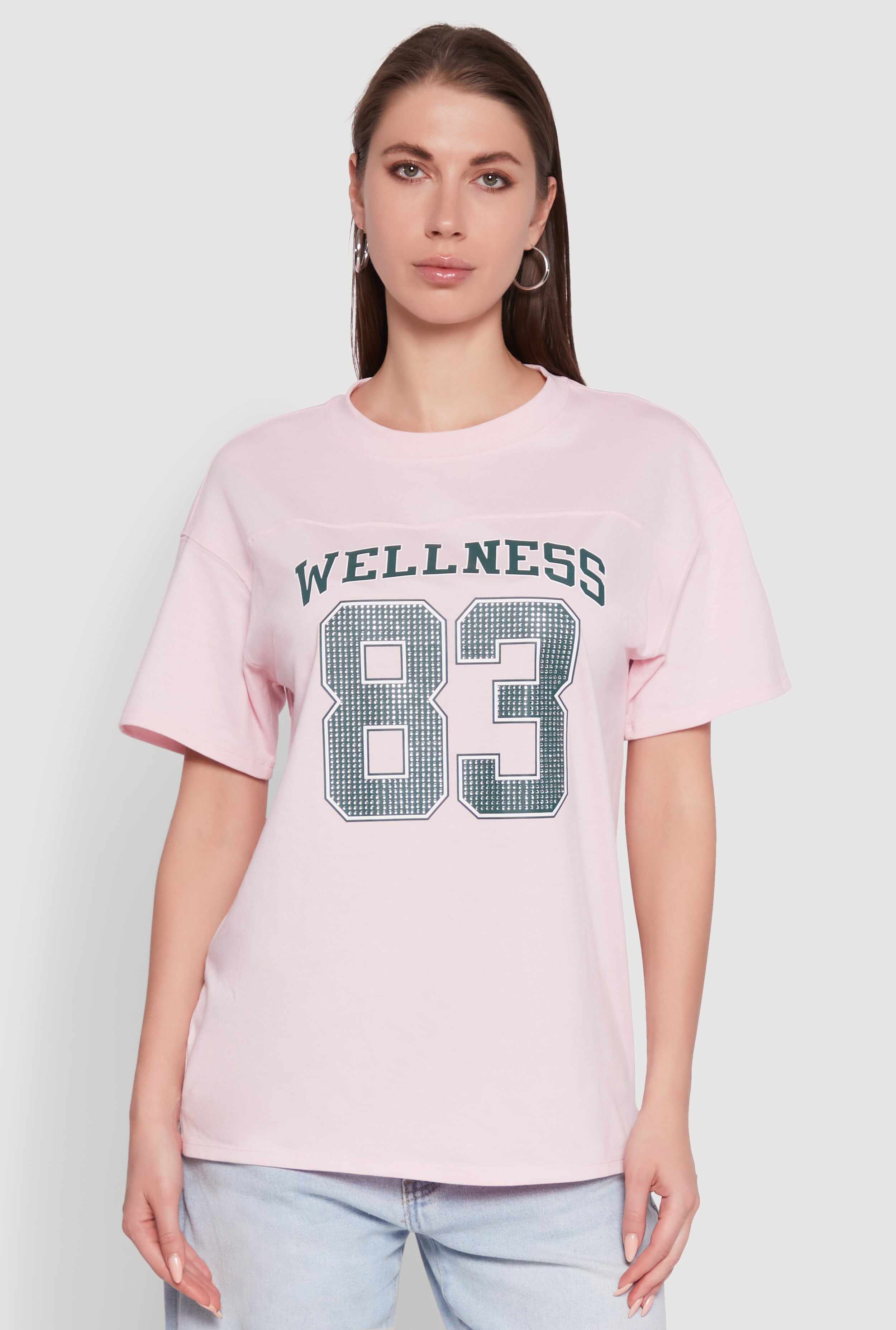 Almost Famous Rhinestone Graphic T-Shirt