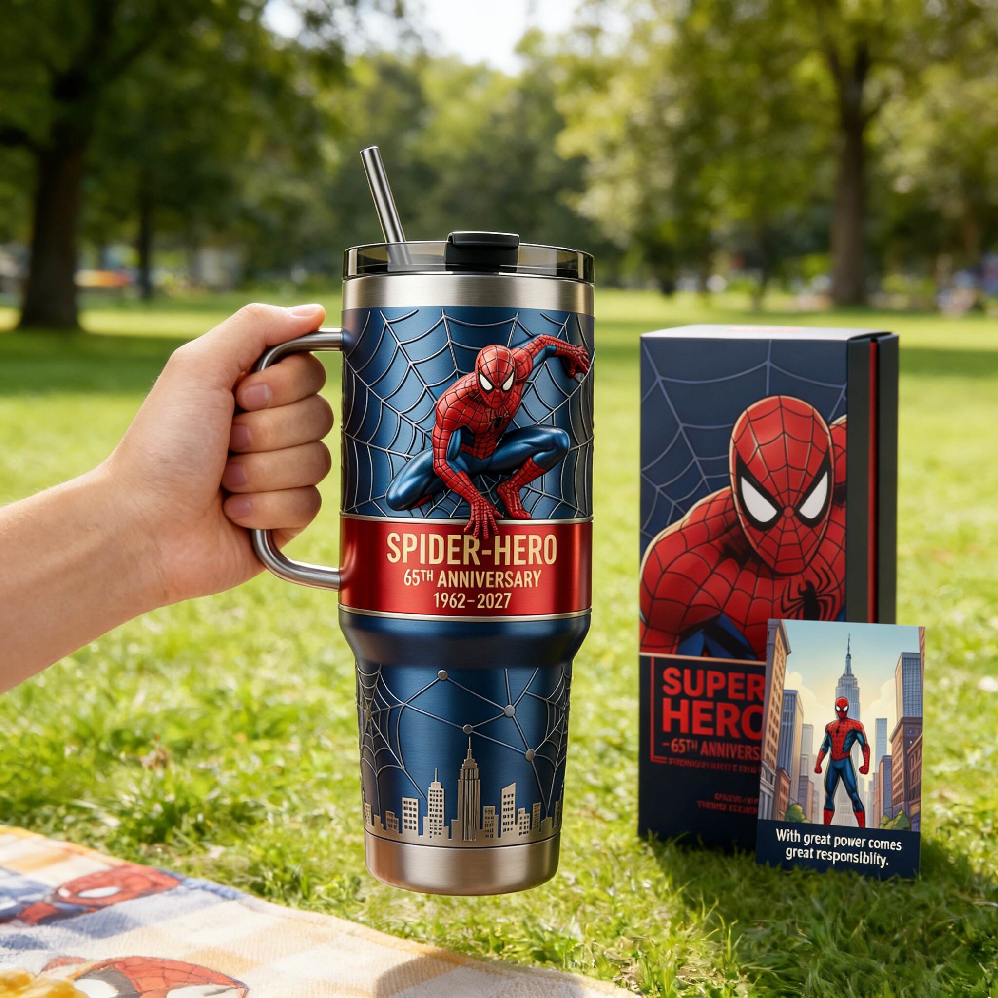 🕷️ Spider-Hero 65th Anniversary Everyday Tumbler