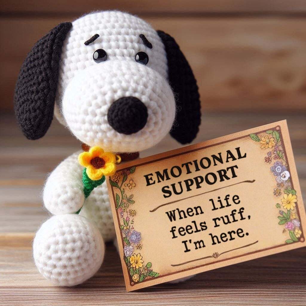 Snpy Emotional Support Plush（Crochet Kit）