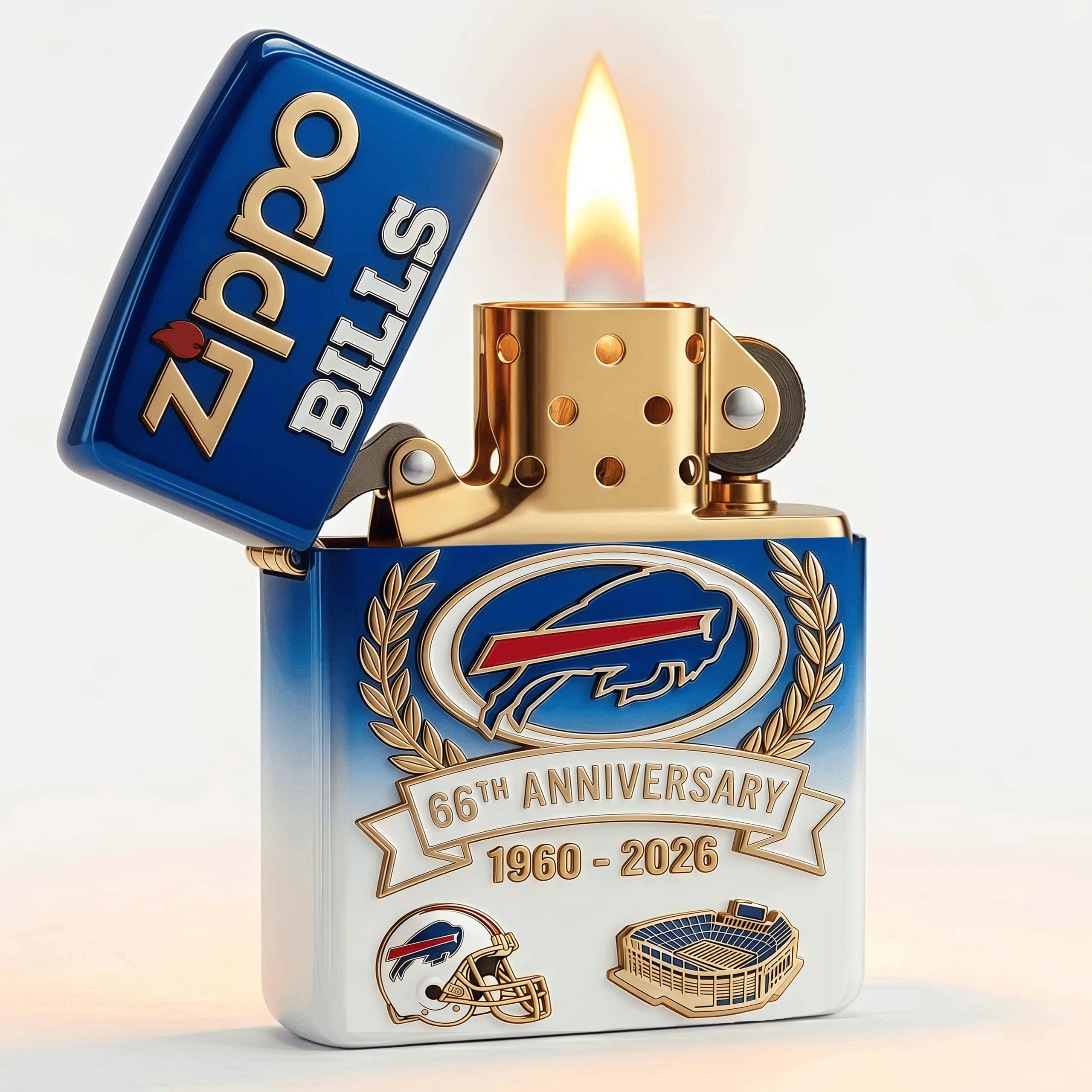 Buffalo Bills 66th Anniversary Zippo Lighter