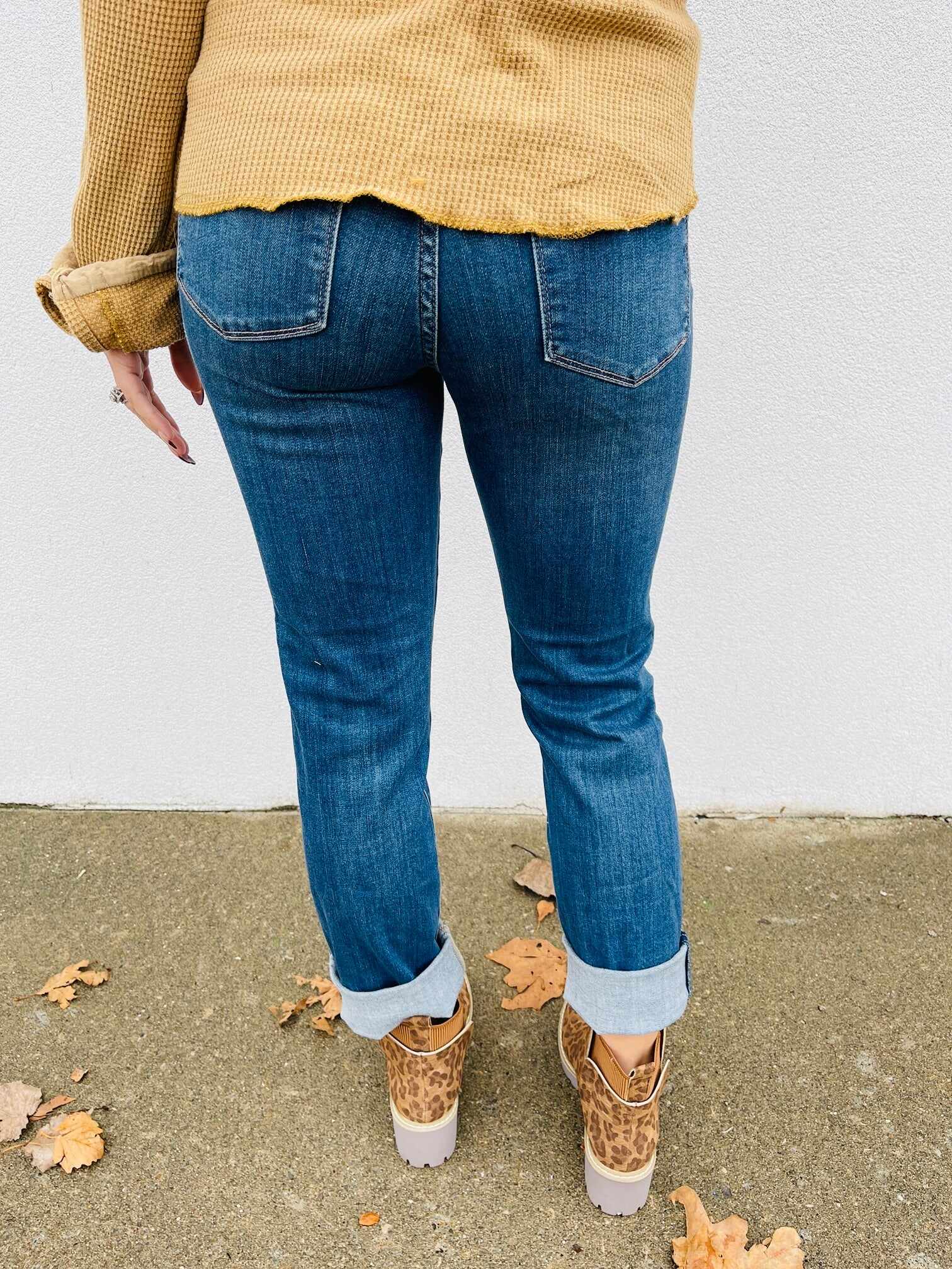 PLUS/REG Watch Your Boyfriend Slim Fit Boyfriend Jeans