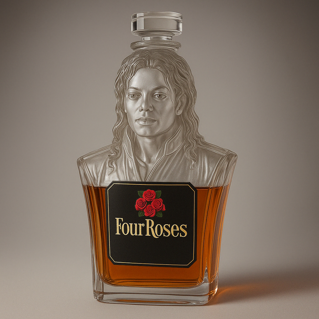 MJ Whiskey Bottle