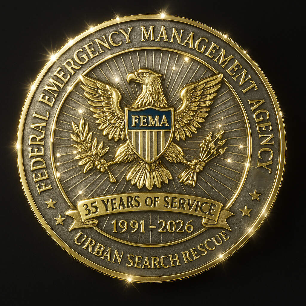 FEMA 35th Anniversary Commemorative Coin