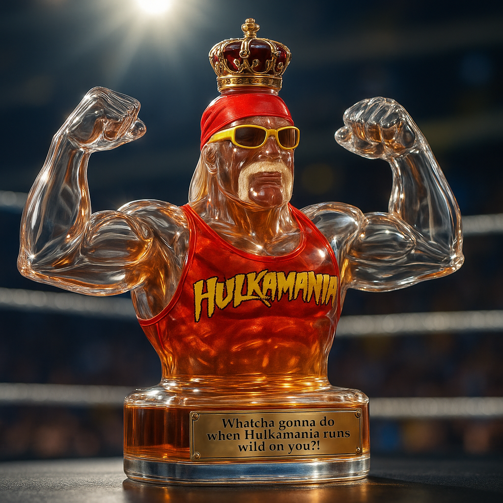 Hulk Hogan Memorial Whiskey Bottle