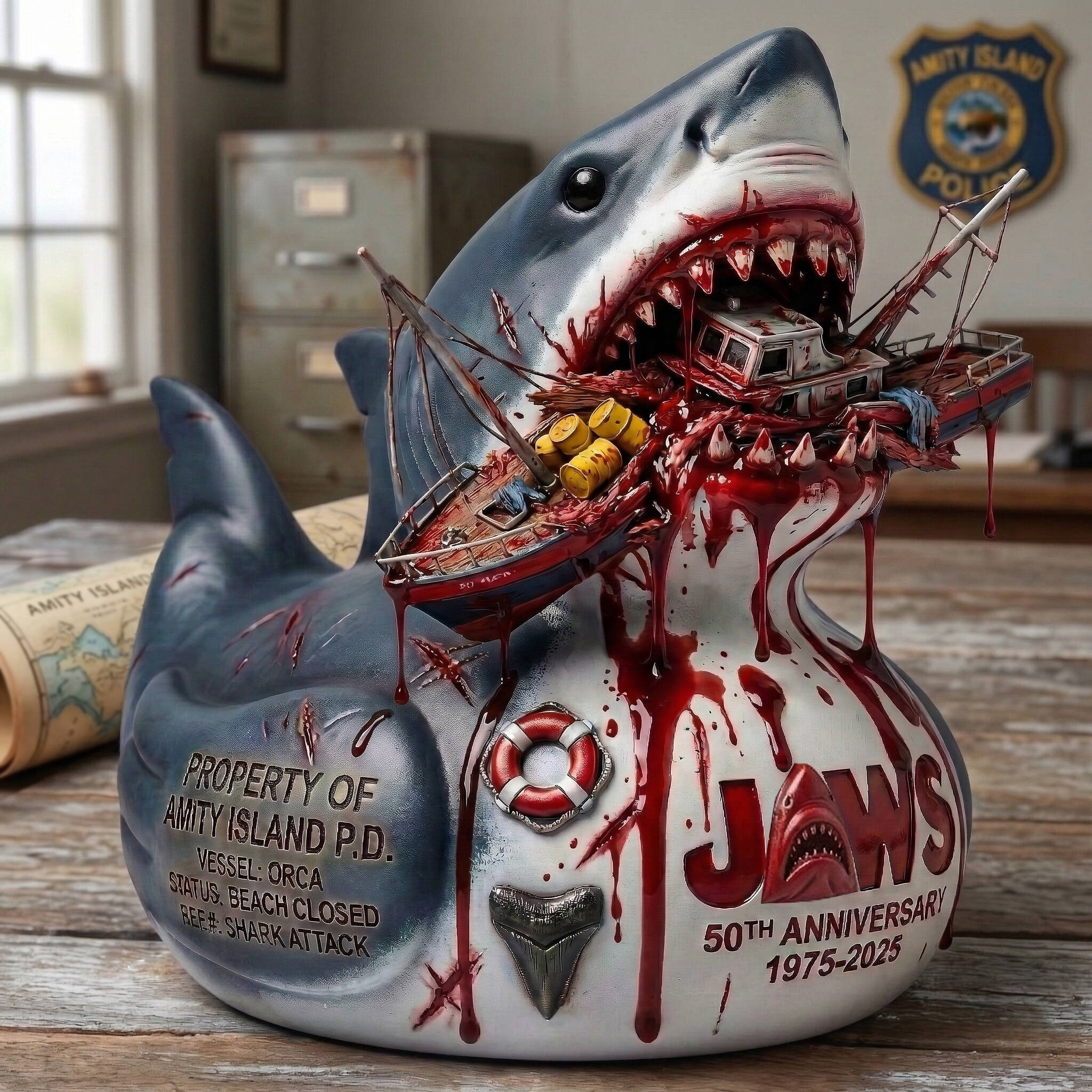 Jaws 50th Anniversary Duck