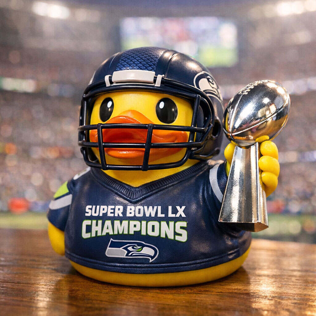 Seahawks 2026 Super Bowl LX Champion Duck