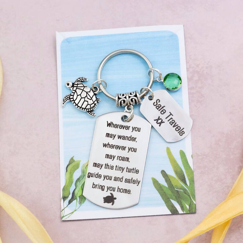 Travel Turtle Keyring | Good Luck Charm