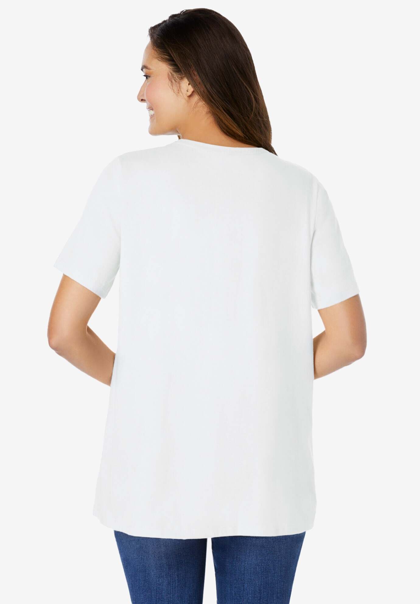 Eyelet Henley Tee