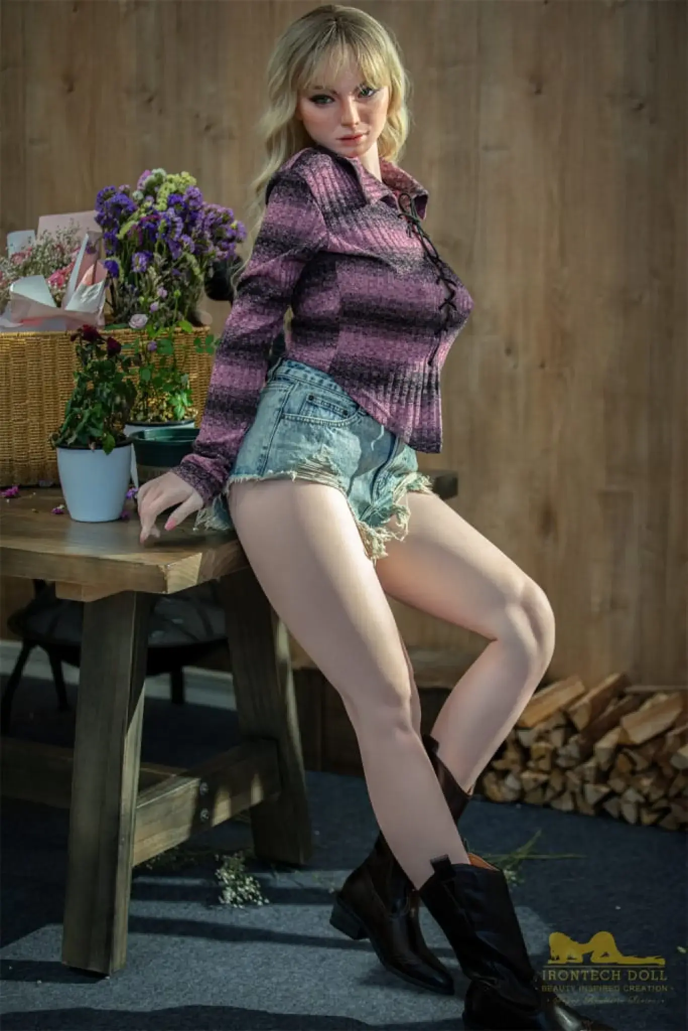 Maria Blonde full Silicone IRONTECH Doll