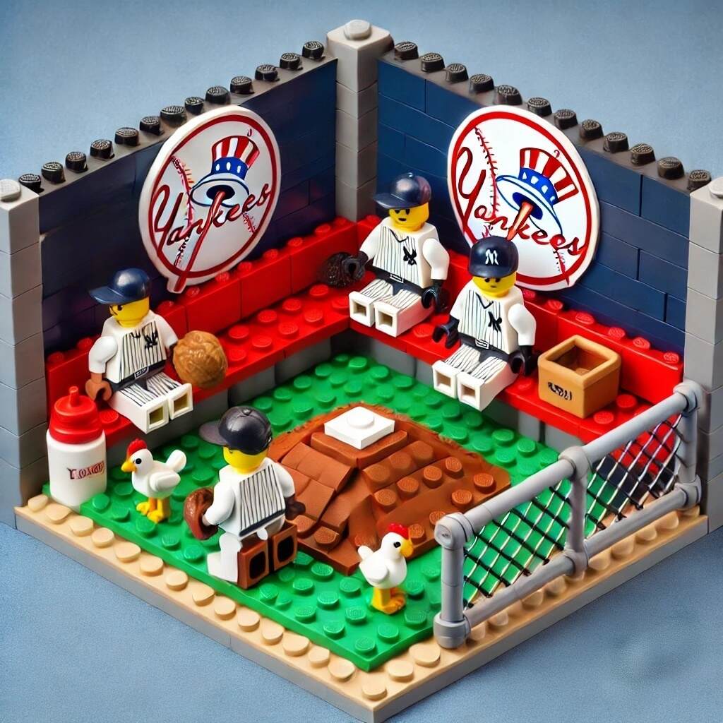 Baseball Bullpen Building Blocks