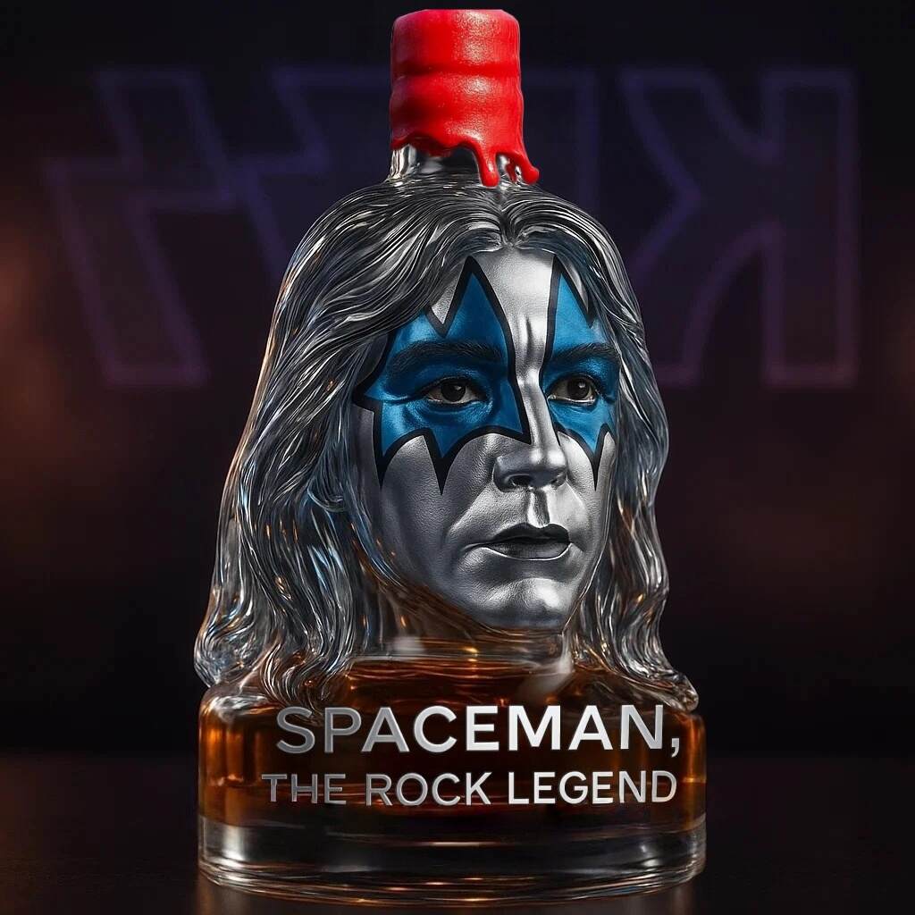 Ace Frehley Spaceman Whisky Bottle