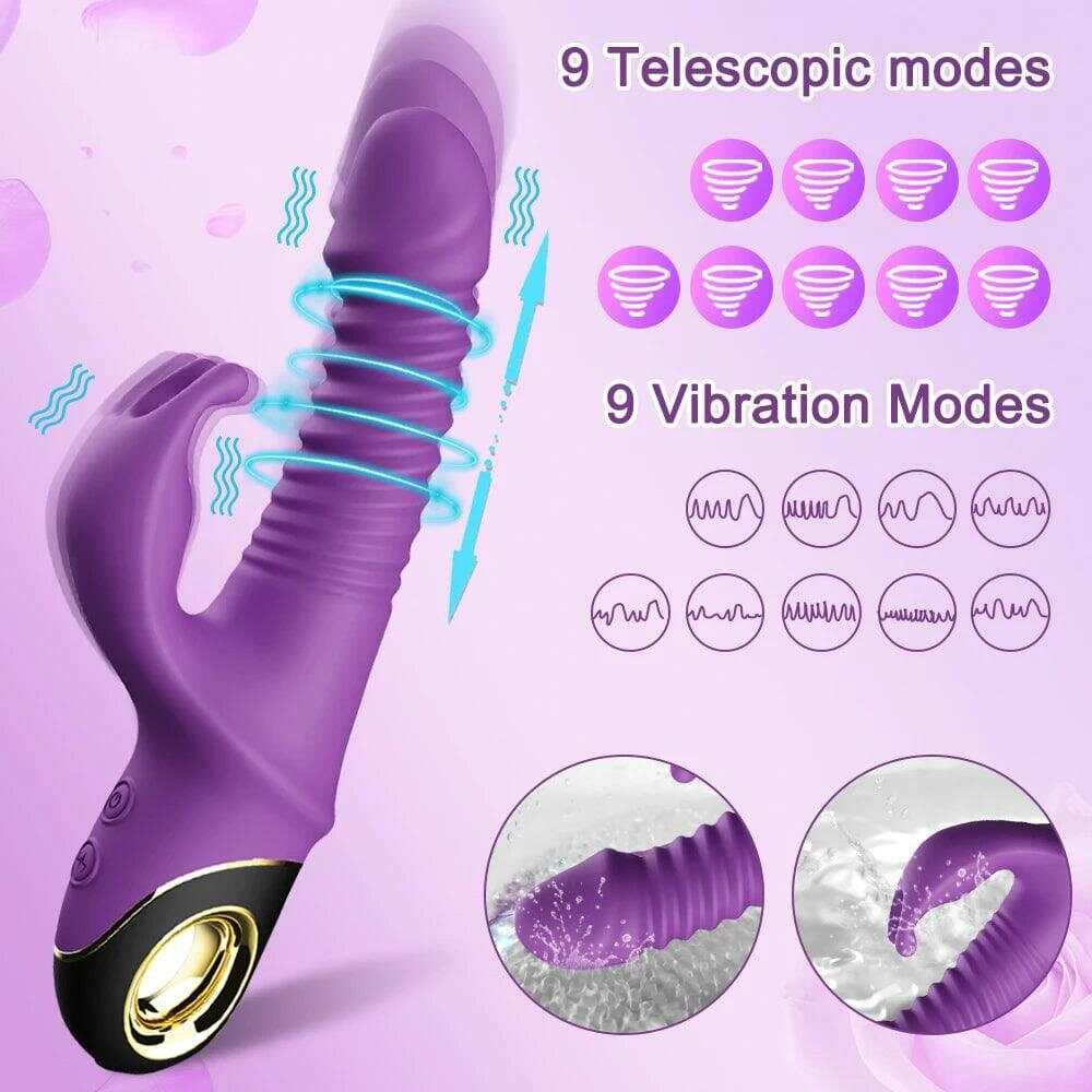 Rabbit Thrusting Vibrator